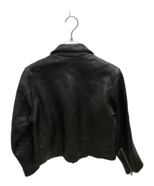 Shama（シャマ）Shama (シャマ) nano・universe (ナノ・ユニバース) ダブルライダースジャケット ブラック サイズ:SIZE Sの古着・服飾アイテム