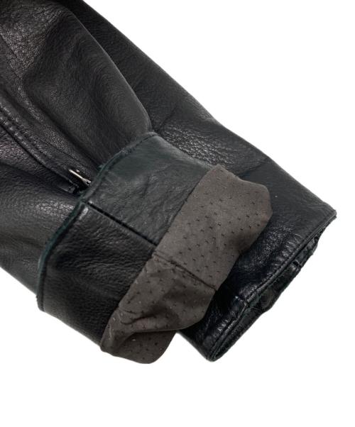 Shama（シャマ）Shama (シャマ) nano・universe (ナノ・ユニバース) ダブルライダースジャケット ブラック サイズ:SIZE Sの古着・服飾アイテム