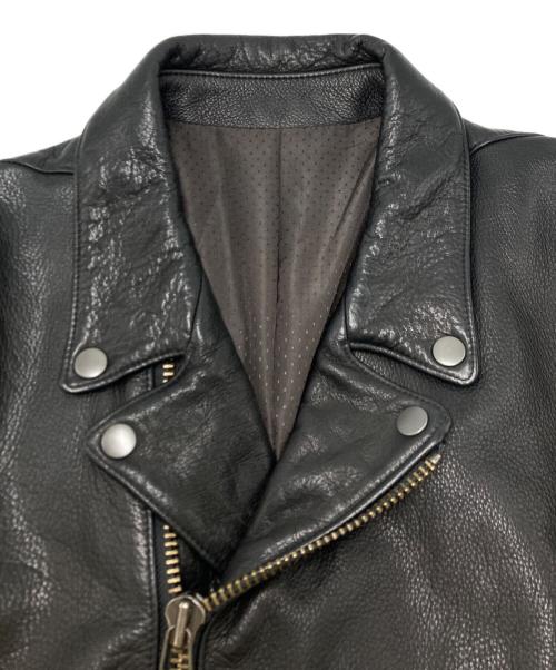 Shama（シャマ）Shama (シャマ) nano・universe (ナノ・ユニバース) ダブルライダースジャケット ブラック サイズ:SIZE Sの古着・服飾アイテム