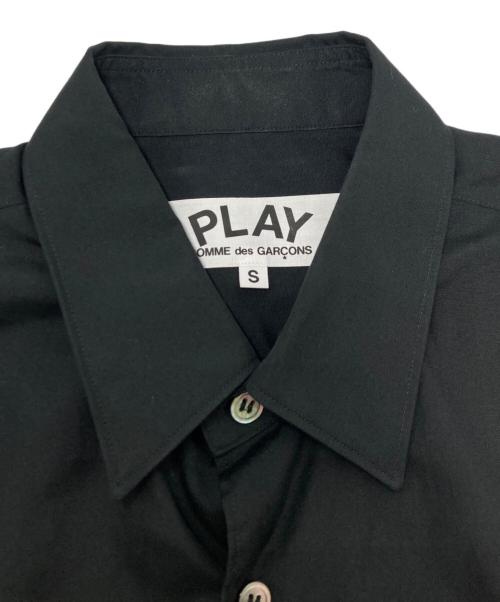 PLAY COMME des GARCONS（プレイコムデギャルソン）PLAY COMME des GARCONS (プレイコムデギャルソン) シャツ ブラック サイズ:SIZE　Sの古着・服飾アイテム