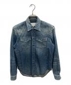 Maison Martin Margielaメゾンマルタンマルジェラ）の古着「デニムウエスタンシャツ」｜インディゴ