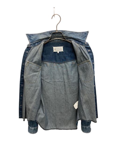 Maison Martin Margiela（メゾンマルタンマルジェラ）Maison Martin Margiela (メゾンマルタンマルジェラ) デニムウエスタンシャツ インディゴ サイズ:SIZE　XSの古着・服飾アイテム