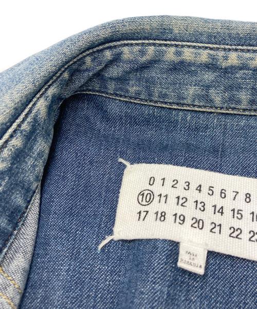 Maison Martin Margiela（メゾンマルタンマルジェラ）Maison Martin Margiela (メゾンマルタンマルジェラ) デニムウエスタンシャツ インディゴ サイズ:SIZE　XSの古着・服飾アイテム