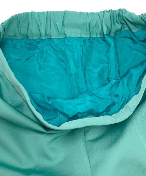 SEVEN TEN by MIHO KAWAHITO（セブン テン バイ ミホ カワヒト）SEVEN TEN by MIHO KAWAHITO (セブン テン バイ ミホ カワヒト) カラーグログランパンツ グリーン サイズ:SIZE Mの古着・服飾アイテム