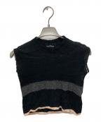 tricot COMME des GARCONSトリココムデギャルソン）の古着「ニットベスト」｜ブラック