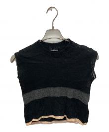 tricot COMME des GARCONS（トリココムデギャルソン）の古着「ニットベスト」｜ブラック