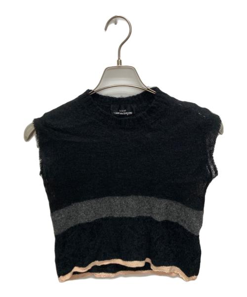 tricot COMME des GARCONS（トリココムデギャルソン）tricot COMME des GARCONS (トリココムデギャルソン) ニットベスト ブラック サイズ:SIZE　不明の古着・服飾アイテム