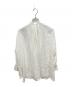 ENFOLD (エンフォルド) LAYERED-CUFF BLOUSE ホワイト サイズ:SIZE 38：12000円