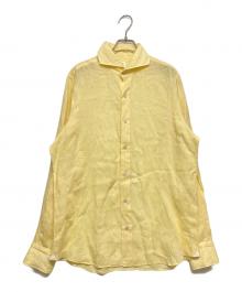 finamore（フィナモレ）の古着「リネンシャツ」｜イエロー