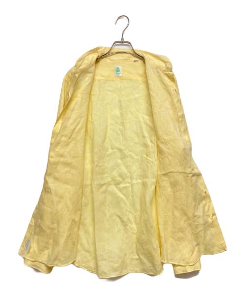 finamore（フィナモレ）finamore (フィナモレ) リネンシャツ イエロー サイズ:SIZE Lの古着・服飾アイテム