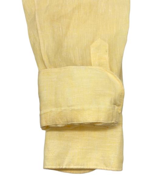 finamore（フィナモレ）finamore (フィナモレ) リネンシャツ イエロー サイズ:SIZE Lの古着・服飾アイテム