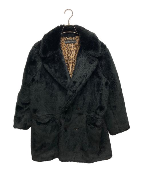 WACKO MARIA（ワコマリア）WACKO MARIA (ワコマリア) FUR DOUBLE BREASTED COAT ブラック サイズ:SIZE　Mの古着・服飾アイテム
