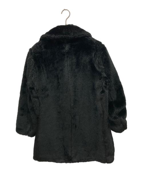 WACKO MARIA（ワコマリア）WACKO MARIA (ワコマリア) FUR DOUBLE BREASTED COAT ブラック サイズ:SIZE　Mの古着・服飾アイテム