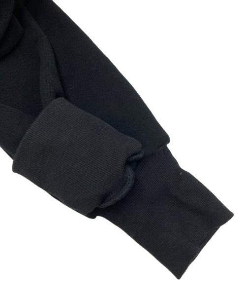 REGULATION Yohji Yamamoto（レギュレーションヨウジヤマモト）REGULATION Yohji Yamamoto (レギュレーションヨウジヤマモト) Liy/C BRUSHED FRENCH TERRY PANELED HIGH-NECK PULLOVER ブラック サイズ:SIZE　2の古着・服飾アイテム