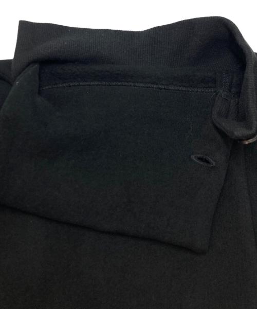 REGULATION Yohji Yamamoto（レギュレーションヨウジヤマモト）REGULATION Yohji Yamamoto (レギュレーションヨウジヤマモト) Liy/C BRUSHED FRENCH TERRY PANELED HIGH-NECK PULLOVER ブラック サイズ:SIZE　2の古着・服飾アイテム