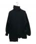 REGULATION Yohji Yamamoto（レギュレーションヨウジヤマモト）の古着「Liy/C BRUSHED FRENCH TERRY PANELED HIGH-NECK PULLOVER」｜ブラック