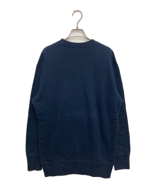 LOOPWHEELER（ループウィラー）LOOPWHEELER (ループウィラー) 刺繍スウェット ネイビー サイズ:SIZE XLの古着・服飾アイテム