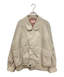 NEZU YOHINTEN（ネヅヨウヒンテン）の古着「WORSTED WOOL HUNTING BLOUSON」｜ベージュ