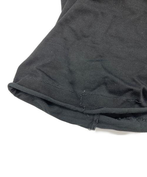 Maison Margiela（メゾンマルジェラ）Maison Margiela (メゾンマルジェラ) Weathered コットンクルーネックS/Sカットソー ブラック サイズ:SIZE Sの古着・服飾アイテム