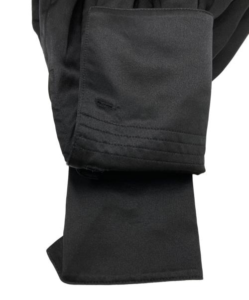 LEE MATHEWS（リー マシュー）LEE MATHEWS (リー マシュー) シルクギャザーシャツブラウス ブラック サイズ:SIZE 1の古着・服飾アイテム