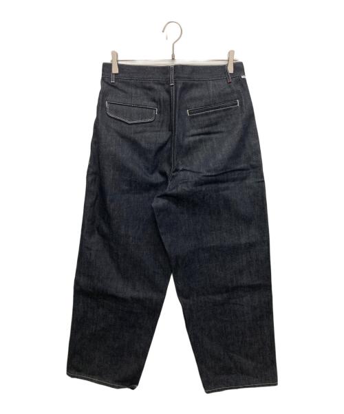 Graphpaper（グラフペーパー）Graphpaper (グラフペーパー) Selvage Denim Two Tuck Pants/ セルビッジデニム2タックパンツ インディゴ サイズ:SIZE 1の古着・服飾アイテム