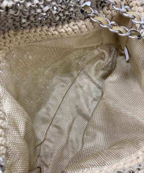 ANTEPRIMA（アンテプリマ）ANTEPRIMA (アンテプリマ) PVCワイヤーショルダーバッグ グレージュの古着・服飾アイテム