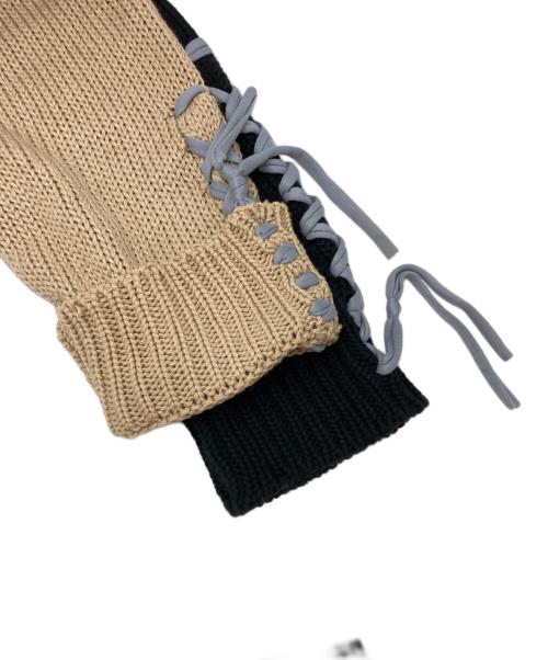 DISCOVERED（ディスカバード）DISCOVERED (ディスカバード) ブランケットステッチ プルオーバー ニット ブラック サイズ:SIZE　3の古着・服飾アイテム