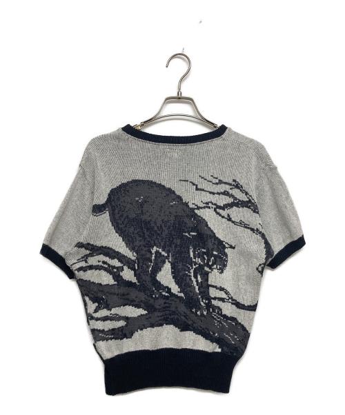 BELAFONTE（ベラフォンテ）BELAFONTE (ベラフォンテ) サマーニット ブラック×グレー サイズ:SIZE Sの古着・服飾アイテム