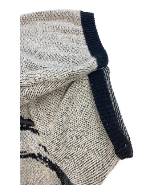 BELAFONTE（ベラフォンテ）BELAFONTE (ベラフォンテ) サマーニット ブラック×グレー サイズ:SIZE Sの古着・服飾アイテム