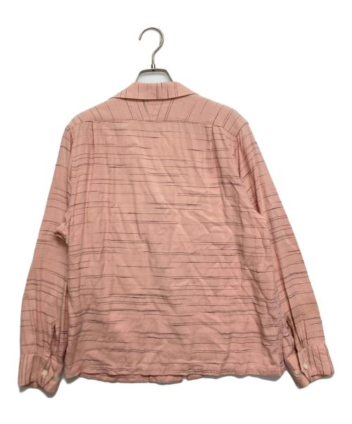 Dry Bones（ドライボーンズ）Dry bones (ドライボーンズ) 開襟レーヨンシャツ ピンク サイズ:SIZE Sの古着・服飾アイテム