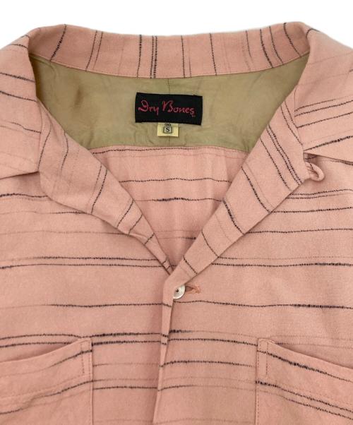 Dry Bones（ドライボーンズ）Dry bones (ドライボーンズ) 開襟レーヨンシャツ ピンク サイズ:SIZE Sの古着・服飾アイテム