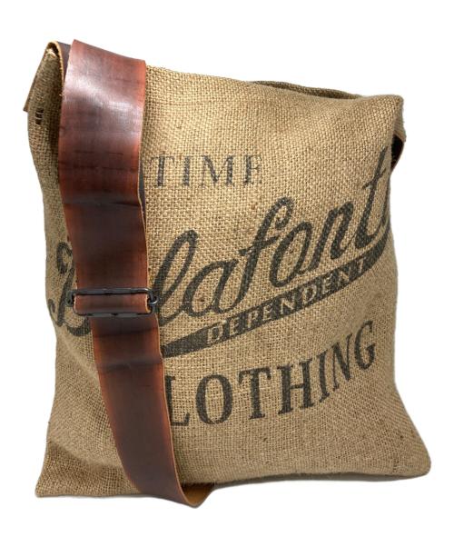 BELAFONTE（ベラフォンテ）BELAFONTE (ベラフォンテ) ニュースペーパーバッグ ベージュの古着・服飾アイテム