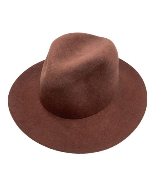 H.W.DOG&CO（ザ エイチ ダブリュー ドッグ アンド コー）H.W.DOG&CO (ザ エイチ ダブリュー ドッグ アンド コー) TRAVELERS HAT ブラウン サイズ:36の古着・服飾アイテム