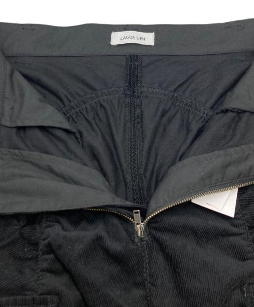 LAGUA GEM（ラグアジェム）LAGUA GEM (ラグアジェム) CORDUROY LOOSEY パンツ ブラック サイズ:Mの古着・服飾アイテム