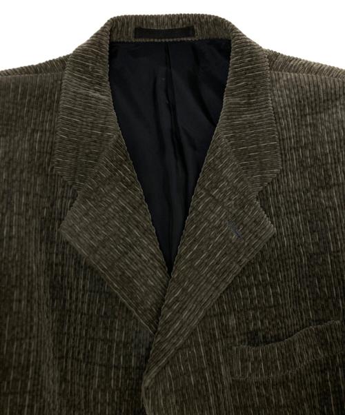 ISSEY MIYAKE MEN（イッセイミヤケメン）ISSEY MIYAKE MEN (イッセイミヤケメン) 太畝コーデュロイテーラードジャケット グレー サイズ:SIZE Lの古着・服飾アイテム