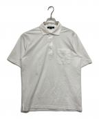 Aquascutumアクアスキュータム）の古着「Sucker Jersey POLO」｜ホワイト