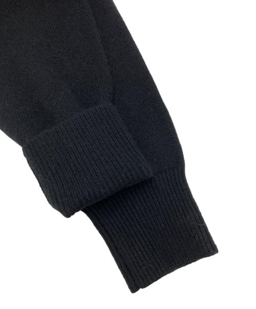 CLANE（クラネ）CLANE (クラネ) W FACE CENTER SLIT KNIT TOPS ブラック サイズ:SIZE　1の古着・服飾アイテム