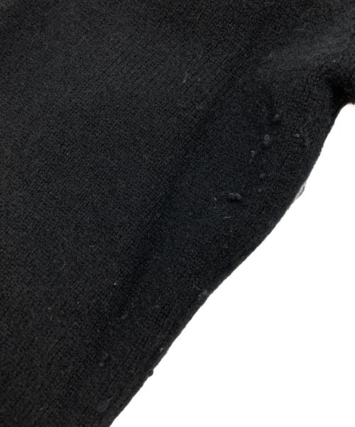 CLANE（クラネ）CLANE (クラネ) W FACE CENTER SLIT KNIT TOPS ブラック サイズ:SIZE　1の古着・服飾アイテム