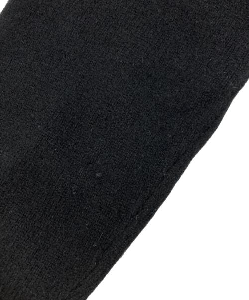 CLANE（クラネ）CLANE (クラネ) W FACE CENTER SLIT KNIT TOPS ブラック サイズ:SIZE　1の古着・服飾アイテム