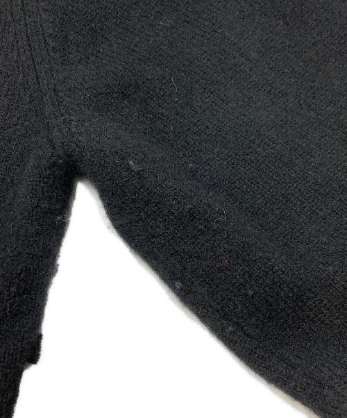 CLANE（クラネ）CLANE (クラネ) W FACE CENTER SLIT KNIT TOPS ブラック サイズ:SIZE　1の古着・服飾アイテム