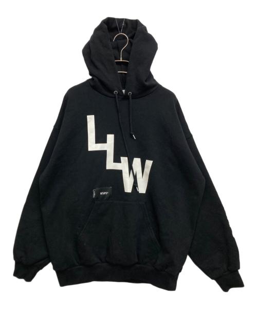 WTAPS（ダブルタップス）WTAPS (ダブルタップス) LLWロゴ スウェットパーカー ブラック サイズ:SIZE 03の古着・服飾アイテム