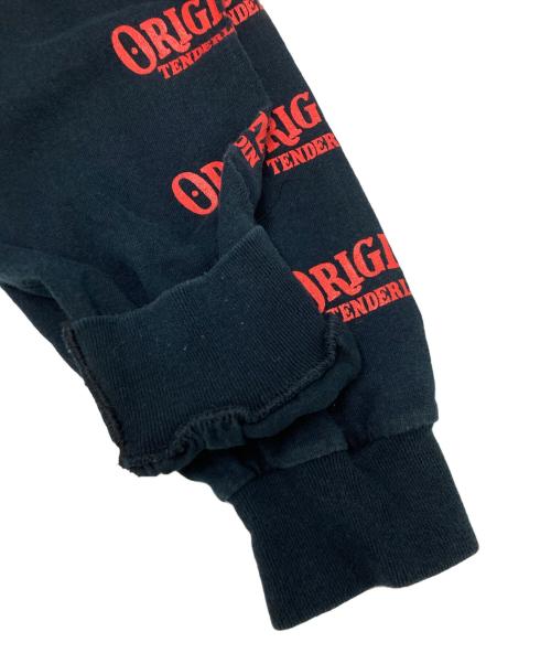 TENDERLOIN（テンダーロイン）TENDERLOIN (テンダーロイン) ヤング オールド ニック ロゴ ロングスリーブ Tシャツ ブラック サイズ:SIZE Lの古着・服飾アイテム