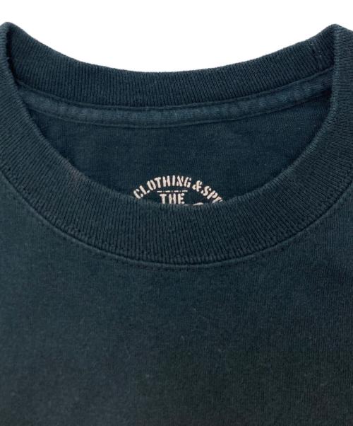 TENDERLOIN（テンダーロイン）TENDERLOIN (テンダーロイン) ヤング オールド ニック ロゴ ロングスリーブ Tシャツ ブラック サイズ:SIZE Lの古着・服飾アイテム