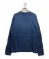 maison kitsune (メゾンキツネ) クルーネックニット ブルー サイズ:M：27000円