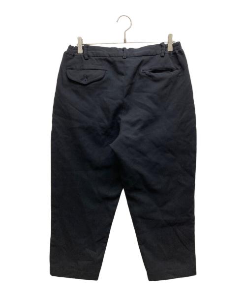 COMME des GARCONS HOMME DEUX（コムデギャルソン オム ドゥ）COMME des GARCONS HOMME DEUX (コムデギャルソン オム ドゥ) 染色加工ポリ縮パンツ ブラック サイズ:Mの古着・服飾アイテム
