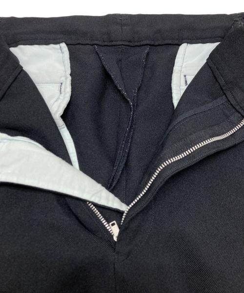 COMME des GARCONS HOMME DEUX（コムデギャルソン オム ドゥ）COMME des GARCONS HOMME DEUX (コムデギャルソン オム ドゥ) 染色加工ポリ縮パンツ ブラック サイズ:Mの古着・服飾アイテム