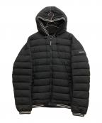 Calvin Kleinカルバンクライン）の古着「シェルパラインフード中綿ジャケット」｜ブラック