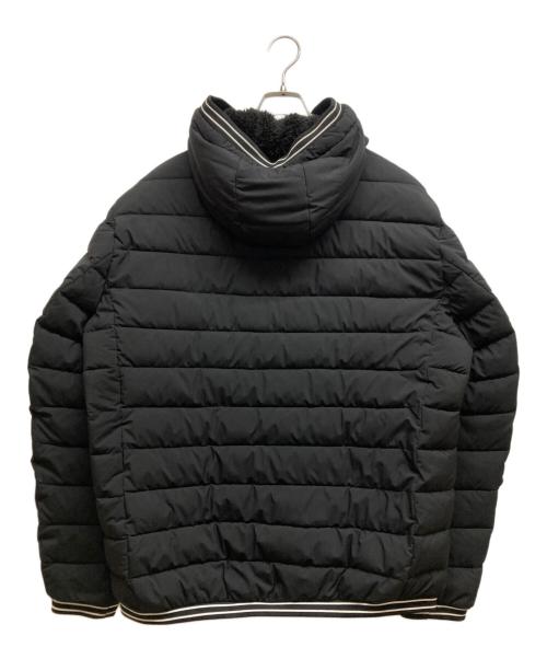 Calvin Klein（カルバンクライン）Calvin Klein (カルバンクライン) シェルパラインフード中綿ジャケット ブラック サイズ:Lの古着・服飾アイテム