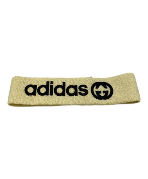 GUCCI（グッチ）GUCCI (グッチ) adidas (アディダス) Stretch Headband イエロー サイズ:S 56cmの古着・服飾アイテム