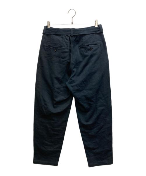 doublet（ダブレット）doublet (ダブレット) SILK CHINO WIDE TAPERED TROUSERS ネイビー サイズ:Ｍの古着・服飾アイテム